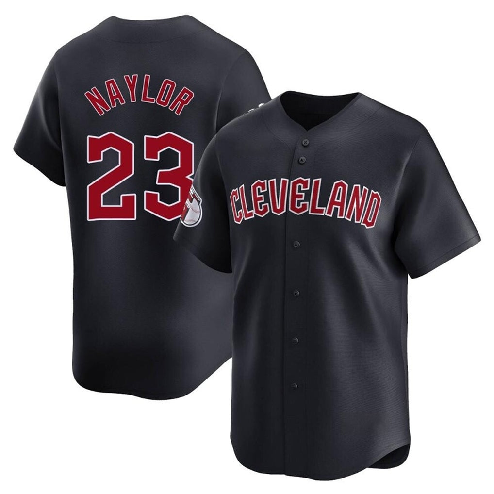 Cleveland Guardians #23 Bo Naylor Player Navy BFRAILEY Limited Home Game Stitched Jerseys