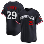 Minnesota Twins #29 Rod Carew Player Navy BFRAILEYHome Limited Stitched Jerseys