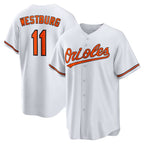 Baltimore Orioles #11 Jordan Westburg White BFRAILEY Home Replica Jersey