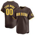 Custom San Diego Padres Brown BFRAILEY 2024 Away Limited Stitched Jersey