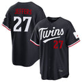 Minnesota Twins #27 Ryan Jeffers Player Navy BFRAILEYHome Game Stitched Jerseys