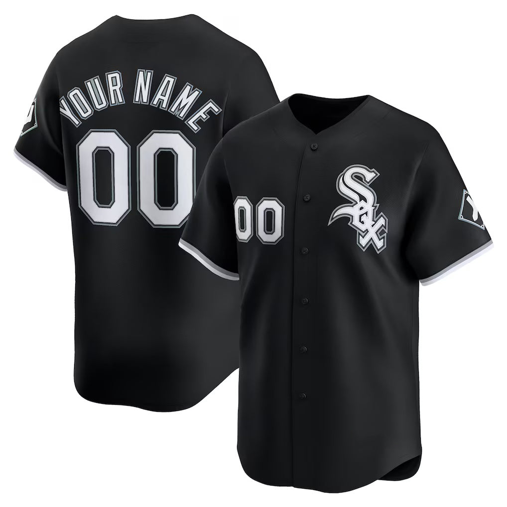 Custom Chicago White Sox Black BFRAILEY Alternate Limited Jersey