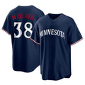 Minnesota Twins #38 Matt Wallner Player Navy BFRAILEYReplica Alternate Home Stitched Jerseys