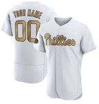 Custom Philadelphia Phillies Active Player White BFRAILEY 2022 All-Star Flex Base Stitched Jersey