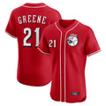 Cincinnati Reds #21 Hunter Greene Player Red BFRAILEY Limited Elite Home Game Stitched Jerseys