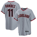 Cleveland Guardians #11 Jose Ramirez Player Gray BFRAILEY Home Game Stitched Jerseys