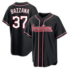 Cleveland Guardians #37 Travis Bazzana Player Black BFRAILEY Fashion Out Home Game Stitched Jerseys
