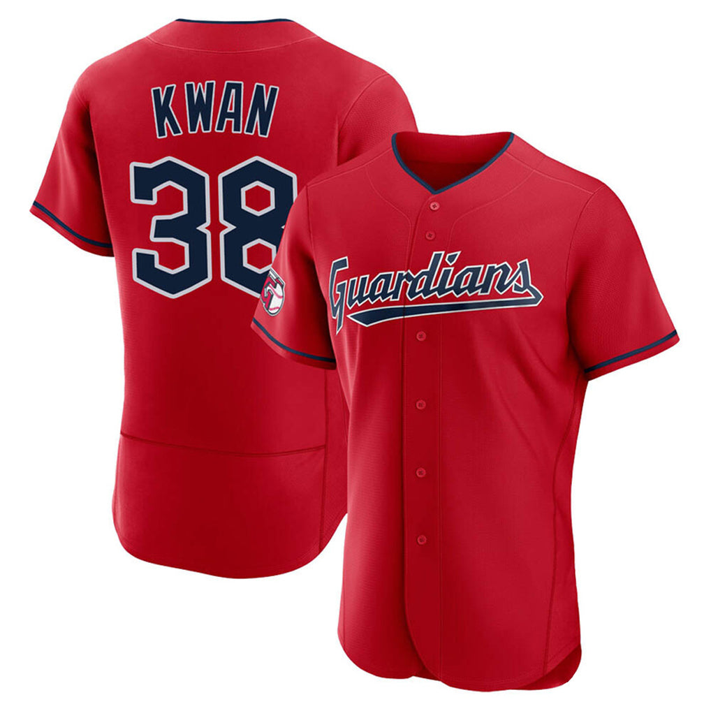Cleveland Guardians #38 Steven Kwan Player Red BFRAILEY Limited Elite Home Stitched Jerseys