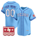 Custom Texas Rangers Blue BFRAILEY 2026 City Connect Vapor Premier Limited Jersey - All Stitched