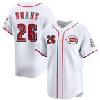 Cincinnati Reds #26 Chase Burns White BFRAILEY Home Limited Stitched Jersey