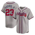 Atlanta Braves #23 Michael Harris II Player Gray BFRAILEY Limited Home Game Stitched Jerseys