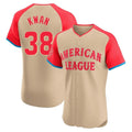 Cleveland Guardians #38 Steven Kwan Player Cream BFRAILEY American League All-Star Limited Elite Home Stitched Jerseys