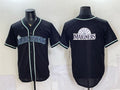 Seattle Mariners Team Big Logo 2026 Fashion Replica Black BFRAILEY Out Stitched Jersey