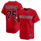 Cleveland Guardians #75 Connor Brogdon Player Red BFRAILEY Limited Home Stitched Jerseys