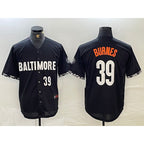 Baltimore Orioles #39 Corbin Burnes Number Black BFRAILEY 2023 City Connect Cool Base Stitched Jerseys