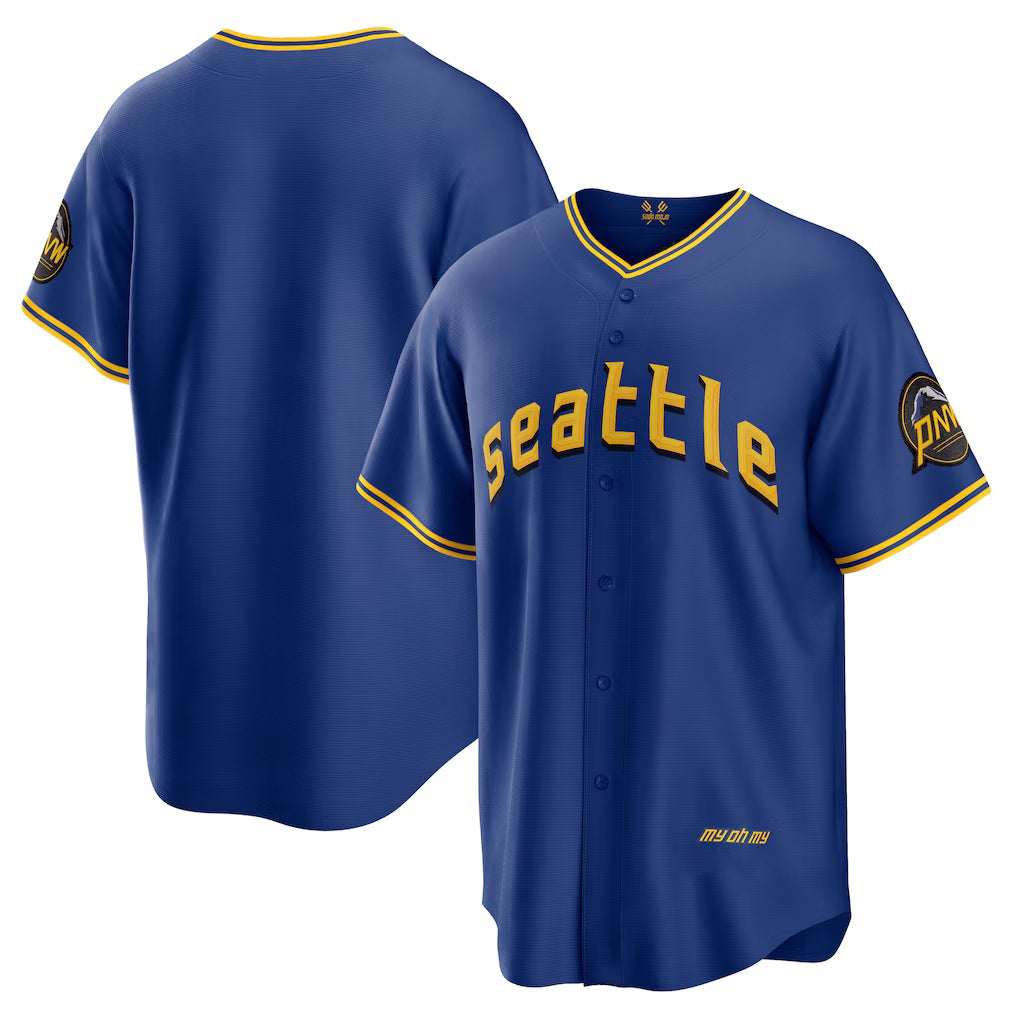 Seattle Mariners Royal BFRAILEY City Connect Replica Jersey