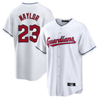 Cleveland Guardians #23 Bo Naylor Player White BFRAILEY Home Game Stitched Jerseys