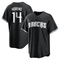 Arizona Diamondbacks #14 Gabriel Moreno Player Black BFRAILEY Game Home Stitched Jerseys