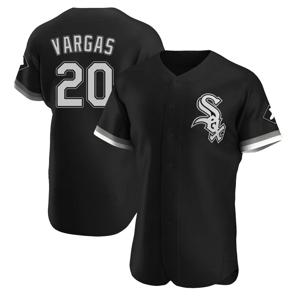 Chicago White Sox #20 Miguel Vargas Player Black BFRAILEY Limited Elite Home Stitched Jerseys