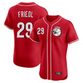 Cincinnati Reds #29 TJ Friedl Player Red BFRAILEY Limited Elite Home Game Stitched Jerseys