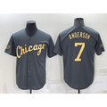 Chicago White Sox #7 Tim Anderson Grey BFRAILEY 2022 All Star Stitched Cool Base Jersey