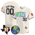 Custom Houston Astros Cactus Jack Astro World Vapor Premier Limited Jersey ¨C All Stitched-Cream BFRAILEY