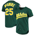 Oakland Athletics #25 Mark McGwire Mitchell & Ness Green BFRAILEY 1997 Cooperstown Collection Authentic Jersey