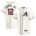 Arizona Diamondbacks #12 Lourdes Gurriel Jr Player Cream BFRAILEY Home Game Stitched Jerseys