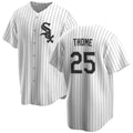Chicago White Sox #25 Jim Thome White BFRAILEY Cool Base Stitched Baseball Jersey