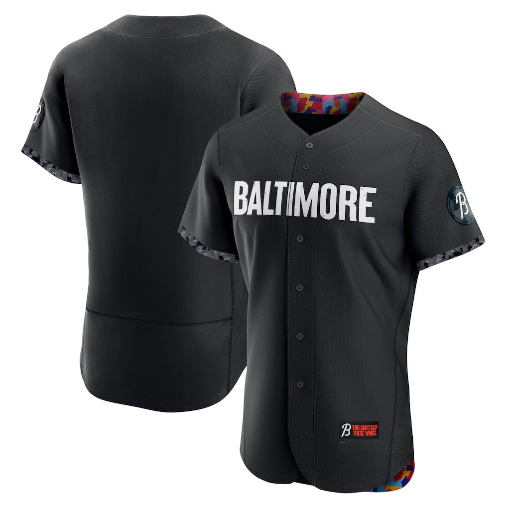 Baltimore Orioles Black BFRAILEY City Connect Authentic Jersey
