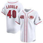 Cincinnati Reds #40 Nick Lodolo White BFRAILEY Home Limited Stitched Jersey