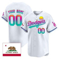 Custom Los Angeles Dodgers 2024 Los Angeles City Style Vapor Premier Limited Jersey ¨C All Stitched-White BFRAILEY