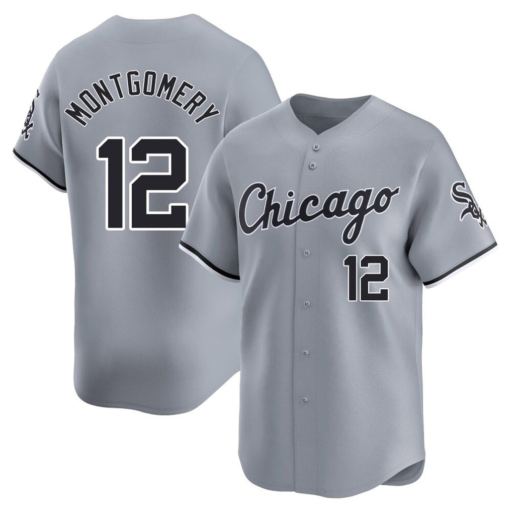 Chicago White Sox #12 Colson Montgomery Player Gray BFRAILEY Road Limited Home Stitched Jerseys