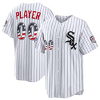 Custom Chicago White Sox 2026 All-Star Edition Stars & Stripes White BFRAILEY Stadium Pick-A-Player Jersey