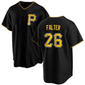 Pittsburgh Pirates #26 Bailey Falter Black BFRAILEY Cool Base Stitched Jersey