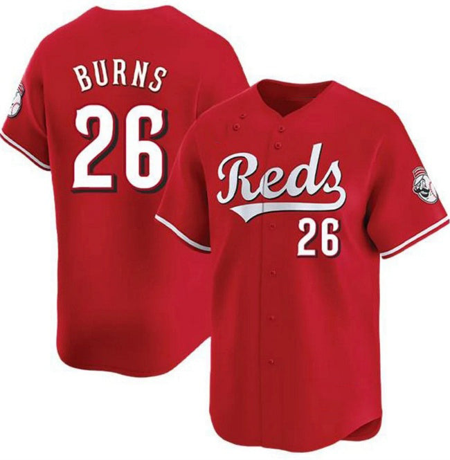 Cincinnati Reds #26 Chase Burns Red BFRAILEY Limited Stitched Jersey