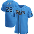 Tampa Bay Rays #26 Ji-Man Choi Light Blue BFRAILEY Alternate Jersey