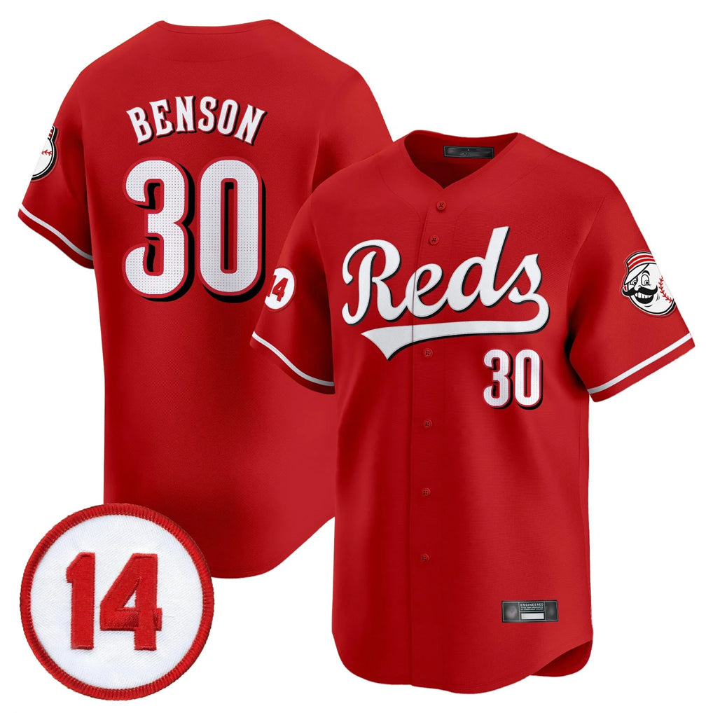 Cincinnati Reds #30 Ken Griffey Player Red BFRAILEY Vapor Premier Limited Home Stitched Jerseys