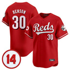 Cincinnati Reds #30 Ken Griffey Player Red BFRAILEY Vapor Premier Limited Home Stitched Jerseys