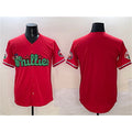 Philadelphia Phillies Blank Red BFRAILEY Phanatic Limited Stitched Jersey