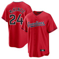 Cleveland Guardians #24 Triston McKenzie Player Red BFRAILEY Home Game Stitched Jerseys