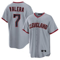 Cleveland Guardians #7 George Valera Player Gray BFRAILEY Home Game Stitched Jerseys