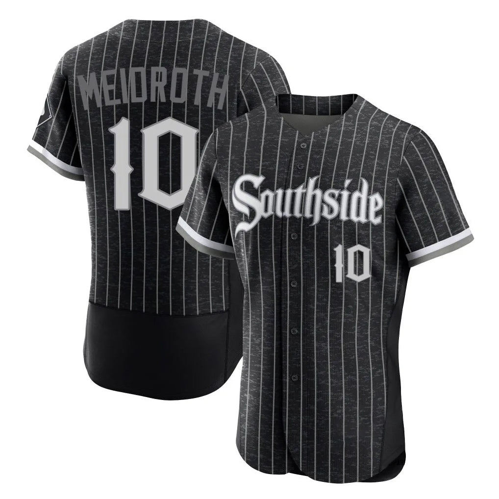 Chicago White Sox #10 Chase Meidroth Player Black BFRAILEY City Connect Limited Elite Home Stitched Jerseys