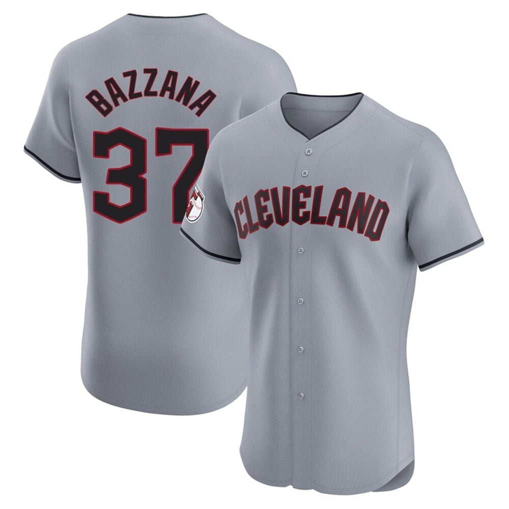 Cleveland Guardians #37 Travis Bazzana Player Gray BFRAILEY Road Limited Elite Home Stitched Jerseys
