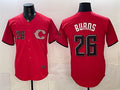 Cincinnati Reds #26 Chase Burns Red BFRAILEY 2026 City Connect Stadium Stitched Jersey