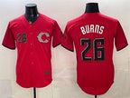 Cincinnati Reds #26 Chase Burns Red BFRAILEY 2026 City Connect Stadium Stitched Jersey