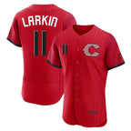 Cincinnati Reds #11 Barry Larkin Player Red BFRAILEY 2026 City Connect Limited Elite Home Stitched Jerseys