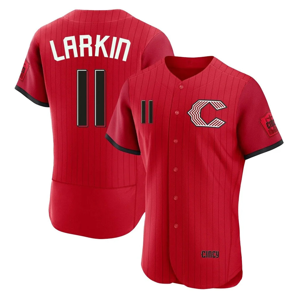 Cincinnati Reds #11 Barry Larkin Player Red BFRAILEY 2026 City Connect Limited Elite Home Stitched Jerseys