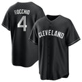 Cleveland Guardians #4 Brayan Rocchio Player Black BFRAILEY Home Game Stitched Jerseys