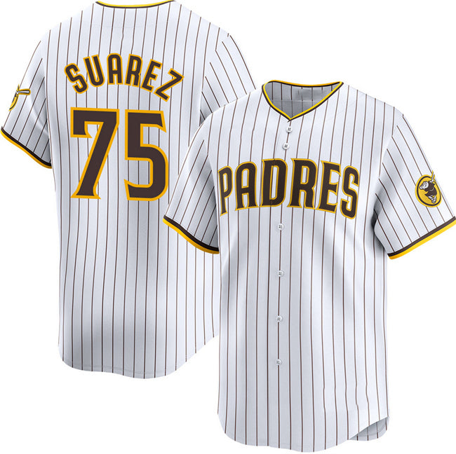 San Diego Padres #75 Robert Suarez White BFRAILEY 2024 Home Limited Stitched Jersey